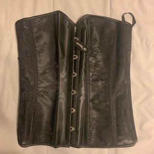 Adore Me Corset and G String Lingerie Set